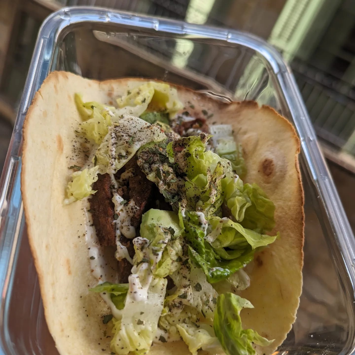 Veggie Hamburger Wrap